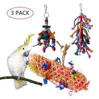 [COD] chewing toys bird brushed chewing 3-piece set random matching