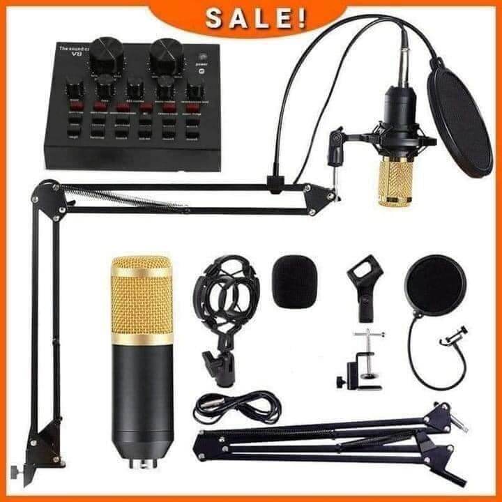 {{INBeauty}] BM800 Condenser Microphone Kit With V8 Multifunctional