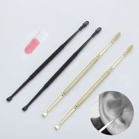 1pc Ear Wax Picker Stainless Steel Earpick Wax Single/Double-ended Ear Pick Cleaner Ear Cleaner Spoon Care Ear Clean Tool