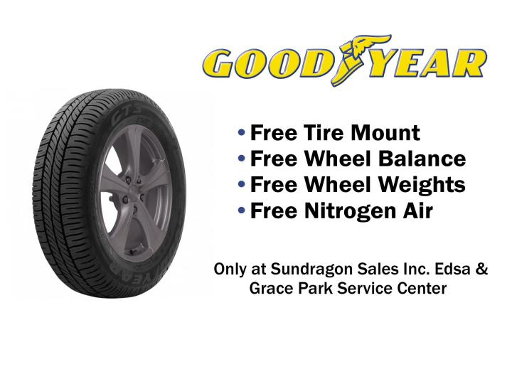 Goodyear 155/65 R14 75T GT3 Tire (CLEARANCE SALE) | Lazada PH