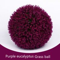 Large Milan Grass Ball Artificial Plants Plastic Eucalyptus Balls Wedding Party Home Outdoor Decoration Bonsai Fake Grass