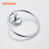 Accoona Bath Wall Mounted Chrome Towel Ring Hand Rack Roll Rail Towel Holder Toilet Furnitures Bathroom Hardware A11208