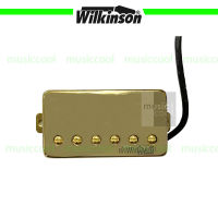 Wilkinson ปิ๊กอัพกีตาร์ WOCHB สีทอง- ( WOCHBn / WOCHBb ) Humbucker Bridge Pickup for Les Paul Style Electric Guitar, Gold