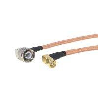 TNC Right Angle Male RA Switch RP-SMA Plug 90-Degree RF Jumper Cable RG142 50CM 20 Low Loss for WIFI