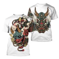 Summer funk t-sharp Viking tattoo design print 3D T-shape Na maikling manggas o neck