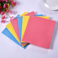 4 Pcs Dishcloth Solid Color Cellulose Sponge Oil-Free Reusable Cleaning Cloth Home Washing Dish Cloth For Dish Cookware Utensil Dish Cloth  Towels