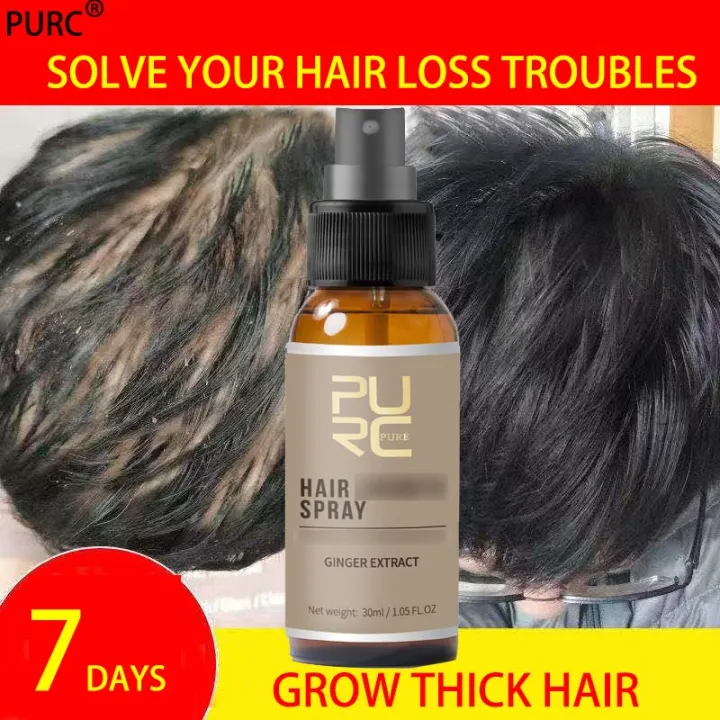 PURC Hair growth spray 30ml hair growth serum original hair growth spray  for men Hair Thick
