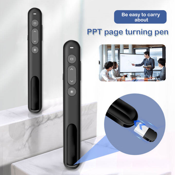 3Tech mall Wireless PPT Presenter 2.4GHz USB Presentation Remote
