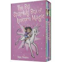 The big sparkly box of Unicorn magic Phoebe and her Unicorn 4 comic book adventure stories childrens English books friendship theme English original imported books