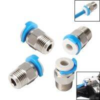 MEGA 5PCS JP4-01 Fast Fittings V6 Thread M10 3D Printer Straight Air Pneumatic Connectors Stainless Steel Quick Joints