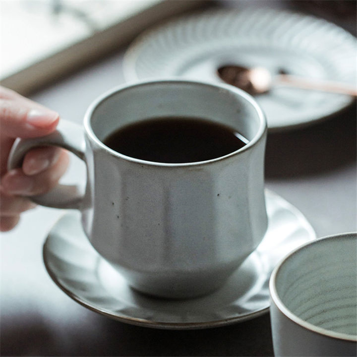 บ้านถ้วยกาแฟชุดจานวินเทจถ้วยกาแฟหูแขวนถ้วยกาแฟชุดถ้วยกาแฟชุดถ้วยชาชุดกาแฟสร้างสรรค์ถ้วยเซรามิก
