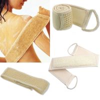 hotx 【cw】 Exfoliating Loofah Back Scrubber Shower Handle Washer Sponge Spa CleaningTool