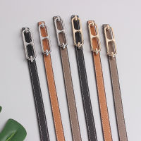 Vintage Double-Faced Real Cow Leather Women Belt Fashion Slim Belt Jean Pant Decoration Female Cowhide Waist Belt Waistband 2021