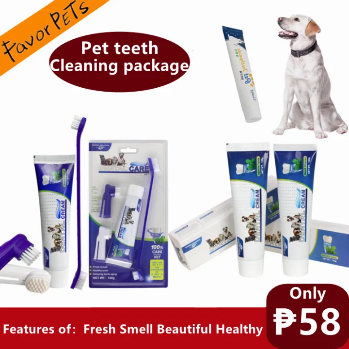 Pet Toothpaste Dog Cat Dental Care Teeth Clean Tool Edible Oral Hygiene