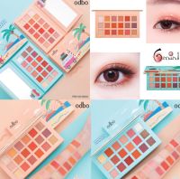 OD243 ODBO SUNDOWN 18 COLOR EYESHADOW PALETTE โอดีบีโอ ซันดาวน์ เอธธีน คัลเลอร์ อายแชโดว์ พาเลท