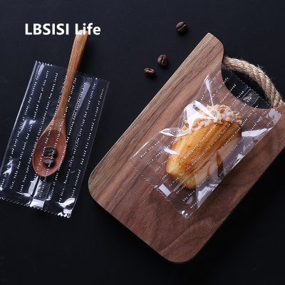 LBSISI Life 100Pc ตัวอักษร Nougat บิสกิตเครื่องอบปิดผนึกกระเป๋าใส่ของวัสดุตกแต่งเค้กงานอีเว้นท์และปาร์ตี้