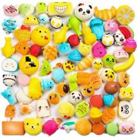 （A Decent） 10ชิ้น/เซ็ต Kawaii นุ่ม Squishy SlowBreadDonut FoodToys สำหรับเด็กน่ารักความเครียดบรรเทาของเล่นของขวัญ