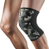 1Pair 7mm Camouflage Neoprene Sports Kneepads Compression Weightlifting Pressured Crossfit Training Knee Pads For Bench Press