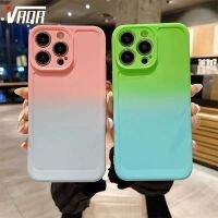 VRQR 2023ซิลิโคนล่าสุดเปลือกอ่อนสำหรับ iPhone 11 Pro Max 12 Pro Max 13 Pro Max 14 Plus 15 Plus ลาดขั้นสูงเคสซิลิโคนโทรศัพท์สีคู่