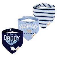 【DT】hot！ Cotton Cartoon Baby Bibs 3pcs Bandana Set Newborn Infant Boys Saliva Burp Drool Dropshipping