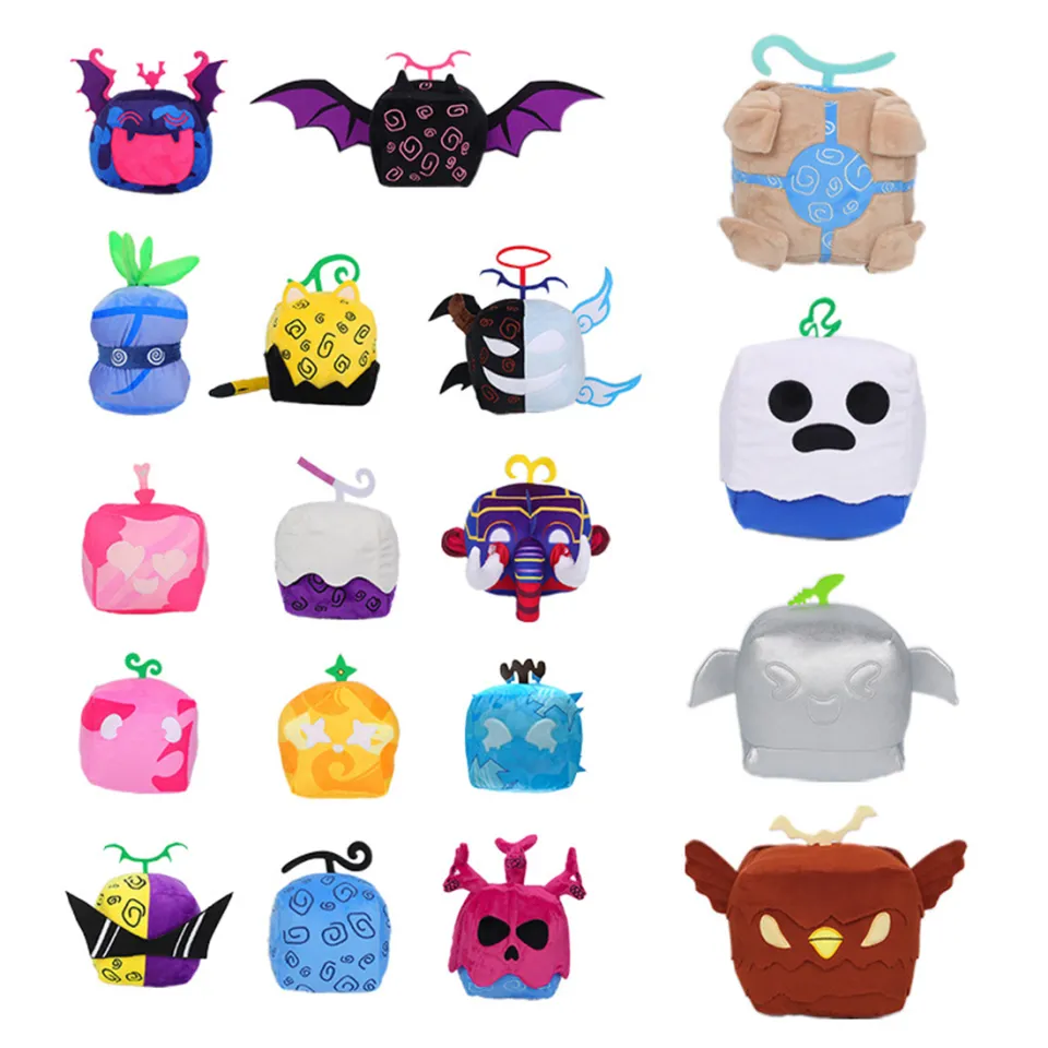 Opening Official BLOX FRUITS Plush Toys and CODES #roblox #bloxfruits , blox fruit toys