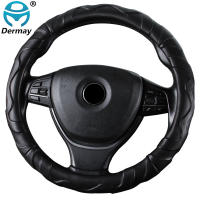 Sheepskin steering wheel cover M size for outer diamter of steering wheel 37-38cm