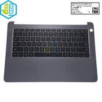 แสงไฟแป้นพิมพ์ที่พักเท้าทัชแพดของสหรัฐสำหรับ Huawei MagicBook KPL-W00 KPL-W00C KPL-W19 VLT-W50 VLT-W60คีย์บอร์ดแล็ปทอปภาษาอังกฤษ