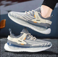 Autumn New Fashion Mens Sneakers Wholesale Mesh Fly Woven Casual Shoes Soft Bottom Running Student Mens Shoes