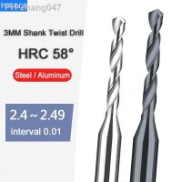 Carbide Alloy Drills Tungsten Steel Stainless Twist Bit 2.41 2.43 2.45 2.46 2.47 2.48mm Metal Drill Bits For CNC Milling Machine