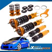 maXpeedingrods Coilover โช้คอัพ สำหรับ Honda Civic Gen8 FD 2006 2007 2008 2009 2010 2011 LX EX SI FD1 FD2 FA1 FA5 FG2 FG1 สามารถปรับแดมเปอร์ ได้ 24 ระดับ 8th Gen 06 -11 โช๊คหลัง โช๊คหน้า โช๊คอัพรถยนต์ สปริงโหลด โช๊ค (SKU# CO-HON-0611-G-LC-VG3)