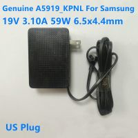 2ปี US Plug ของแท้19V 3.1A 59W A5919 KPNL BN44 00887A แหล่งจ่ายไฟ AC Adapter สำหรับ Samsung S34J550WQU C32F391FWN Monitor Charger