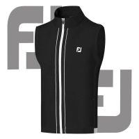 Footjoy FJ Golf Mens Vest Jacket Autumn Winter Sports Clothing Fleece Fashion Stitching Thermal