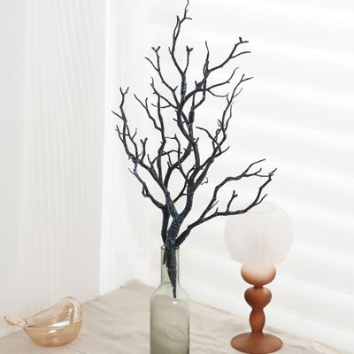 3PCS Artificial Branch and Trunk of Trees Plastic DIY Halloween Christmas Home Wedding Party Decoration High Quality Fake Plant