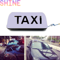 Shine TAXI Sign Cab หลังคาด้านบน Topper Car Magnetic Sign โคมไฟ12V แสงกันน้ำ