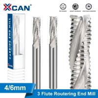 XCAN เครื่องกัดปลาย3ขลุ่ย HSS เครื่องตัดมิลลิ่ง CNC สำหรับอลูมิเนียมเครื่องมือตัดบิตตัด HSS โลหะ