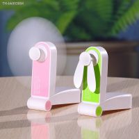 ☊ USB Mini Fold Fans Electric Portable Hold Small Fans Originality Small Household Electrical Appliances Desktop Electric Fan