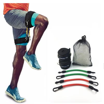 LEEASY Leg Running Resistance Tubes Kinetic Speed Strength Elasticas B การออกกำลังกายสำหรับนักกีฬาฟุตบอลบาสเก็ตบอล S