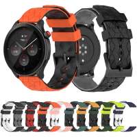 แถบซิลิโคน20/22มม. สำหรับ Huami Amazfit GTR 4/3/3 Pro/2/2e/GTS 4/3/2/2e/GTS2 Mini/GTR 42Mm/47Mm นาฬิกากีฬาคาดมือ Amazfit Bip