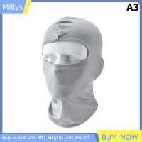 หน้ากากสกี Millys สำหรับผู้ชาย Masker Full Face ดำหน้ากากสกีครอบคลุม Gaiter หน้ากากป้องกัน