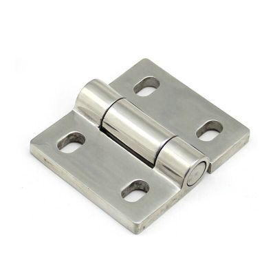 304 Stainless Steel 8mm Extra Thick Heavy-Duty Folding Hinge for Equipment Cabinet Doors Door Hardware Locks