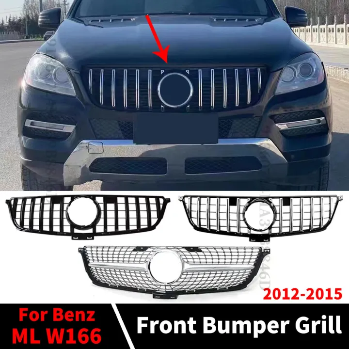 Diamond GT Front Bumper Grille Inlet Grill Mesh For Mercedes Benz ML