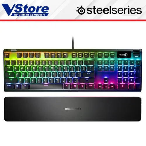 SteelSeries Apex Pro Mechanical Gaming Keyboard adjustable mechanical switches for