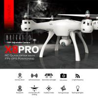 OSMAN Syma X8PRO 720P กล้อง Wifi แบบเรียลไทม์ FPV โดรน RC การกำหนดตำแหน่ง GPS Q * Uadcopter EU Plug