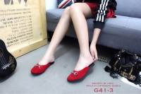 G41-3 รองเท้าแฟชั่น slipper ต่งอะไหล่ พื้นหนา1cm