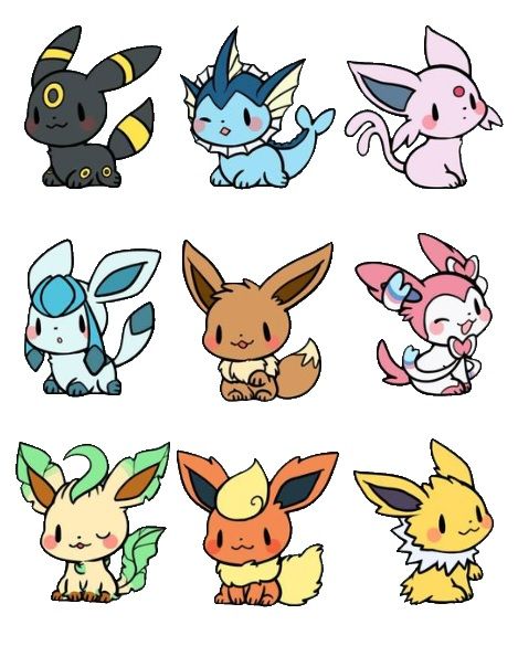 Pokemon Stickers Eevee