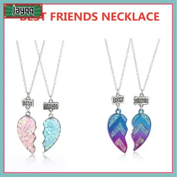DOYYCA Friendship Necklace Best Friend Necklace for 3 Girls Magnetic  Matching Heart Pendant BFF Necklaces for Sister, Brass, No Gemstone: Buy  Online at Best Price in UAE - Amazon.ae
