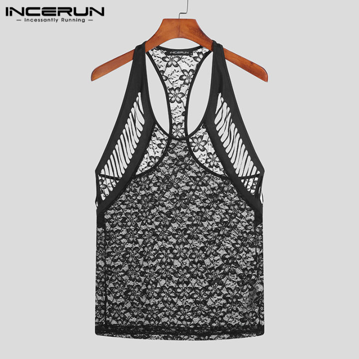 incerun-เสื้อลูกไม้แขนกุดผู้ชายดูผ่านชุดชั้นในเสื้อกล้าม-ลดล้างสต๊อก-3