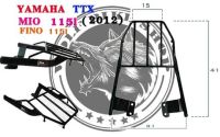 แร็ค TTX / MIO 115i / Fino 115i