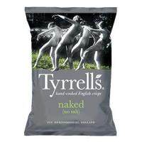 Tyrrells Hand Cook English Crisps Naked 150g