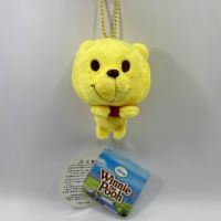พวงกุญแจหมีพูห์ Pooh Winnie the Pooh Plush Doll Keychain Disney ตุ๊กตาหมีพูห์ พวงกุญแจตุ๊กตา หมีพูห์ลิขสิทธิ์แท้